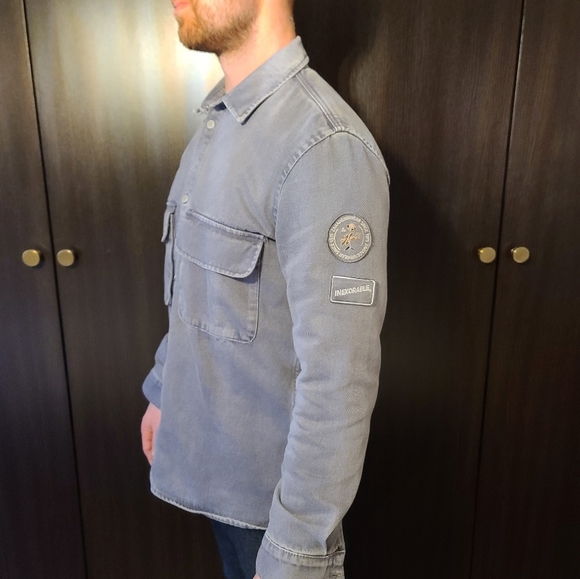 Zara M Grey Denim Overshirt - Picture 2 of 9